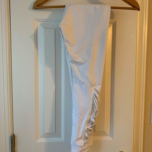White Fabletics Leggings